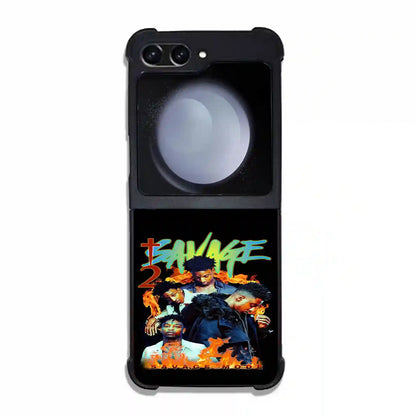 21 Savage Fire Samsung Z6 Flip Case