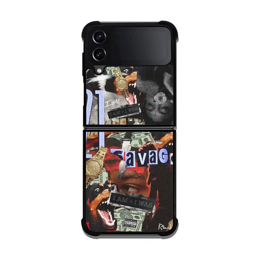 21 Savage I Am I Was Samsung Z3 Flip Case