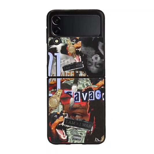 21 Savage I Am I Was Samsung Z4 Flip Case