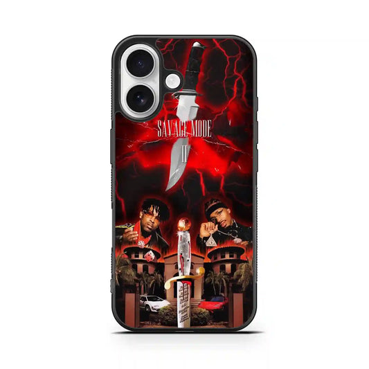 21 Savage Knife iPhone 16 Case