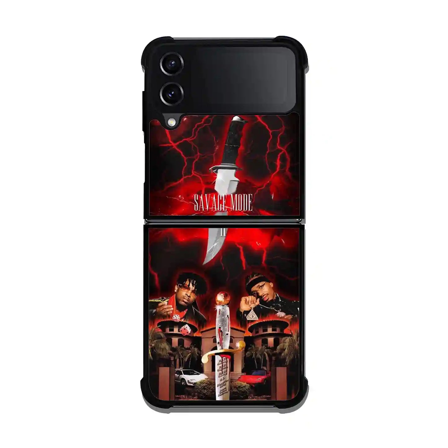 21 Savage Knife Samsung Z3 Flip Case