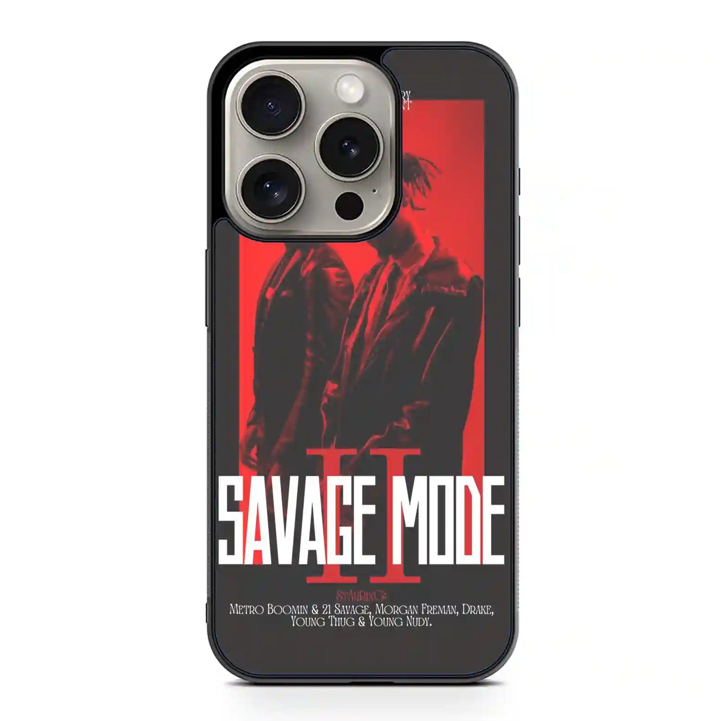 21 Savage Mode Red iPhone 15 Pro Max Case