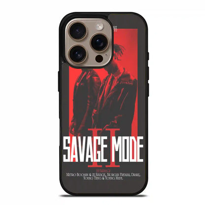 21 Savage Mode Red iPhone 16 Pro Max Case