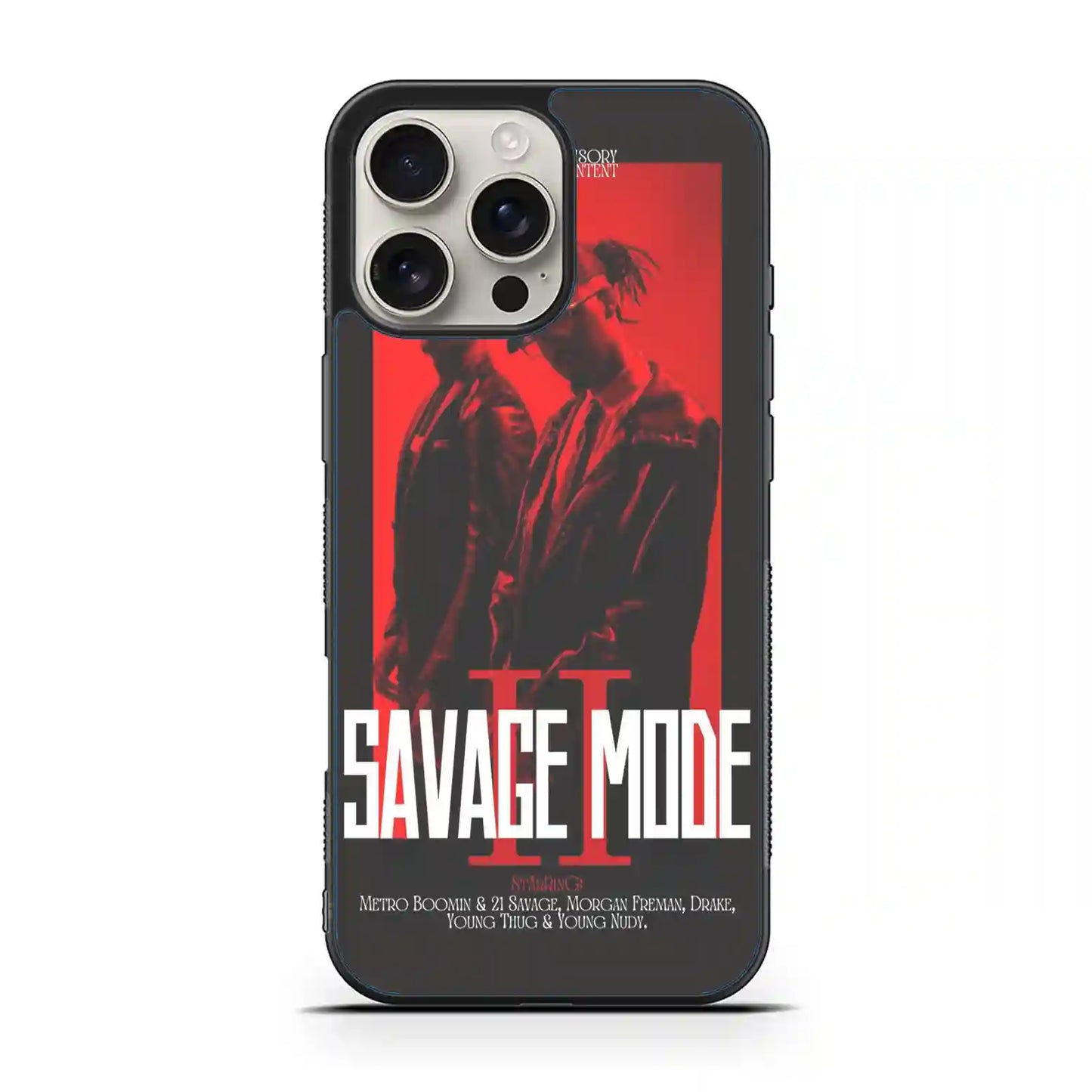 21 Savage Mode Red iPhone 16 Pro Case