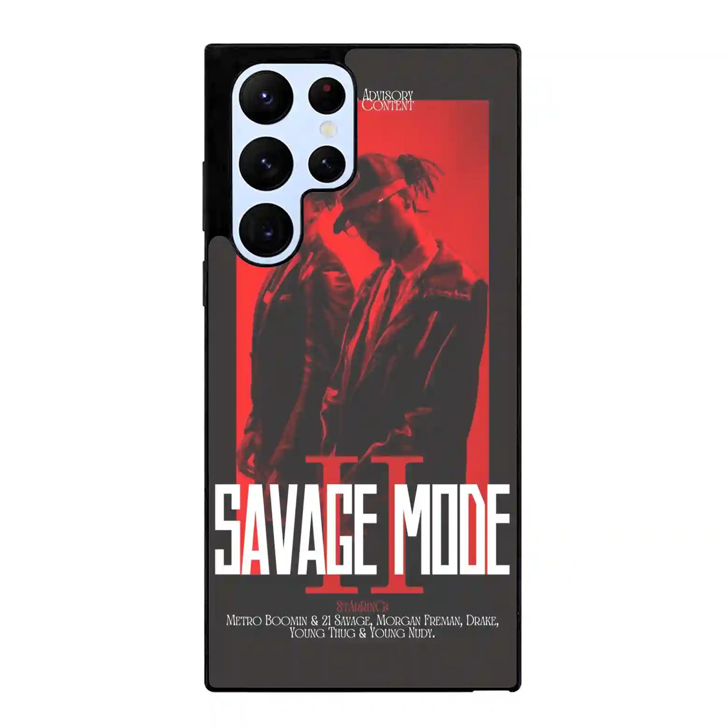 21 Savage Mode Red Samsung Galaxy S22 Ultra Case