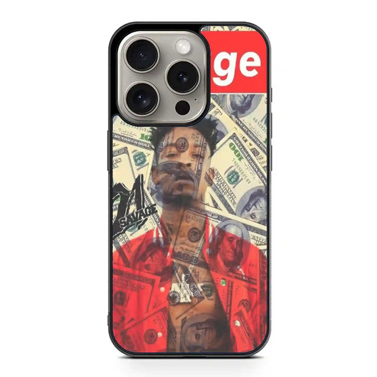 21 Savage Money Cool iPhone 15 Pro Max Case