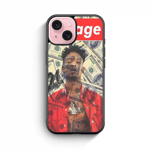 21 Savage Money Cool iPhone 15 Case