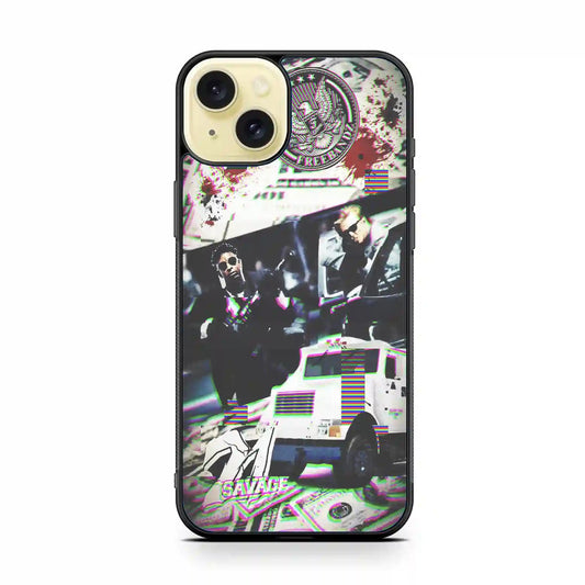 21 Savage Money iPhone 15 Plus Case