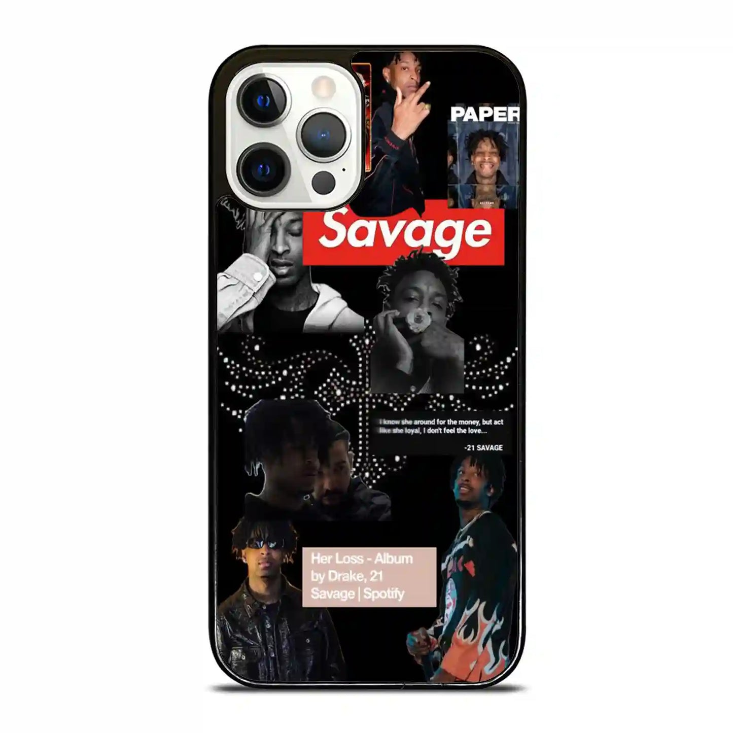 21 Savage Paper iPhone 12 Pro Case