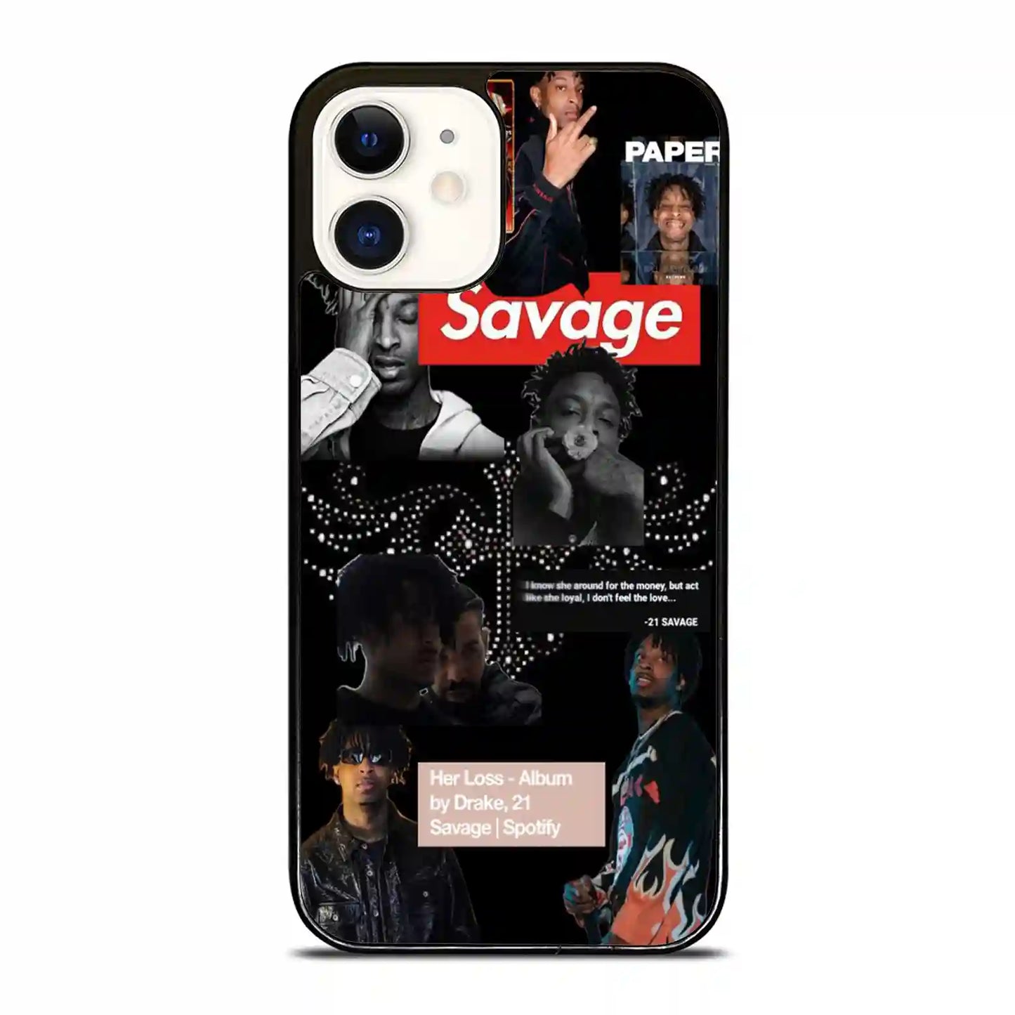 21 Savage Paper iPhone 12 Mini Case