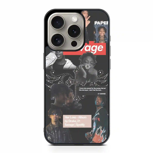 21 Savage Paper iPhone 15 Pro Max Case