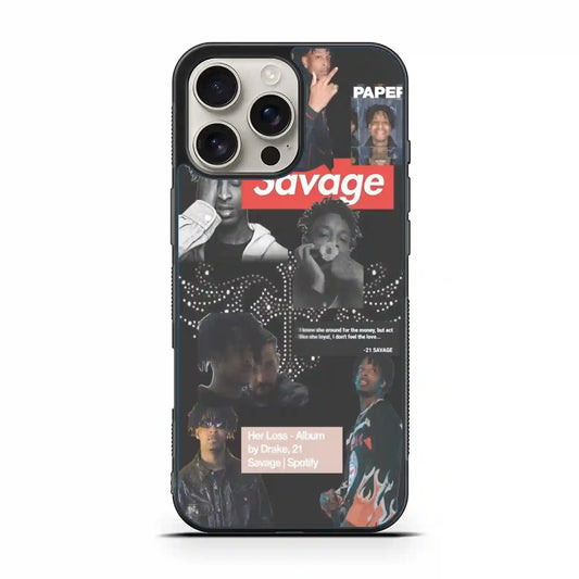 21 Savage Paper iPhone 16 Pro Case