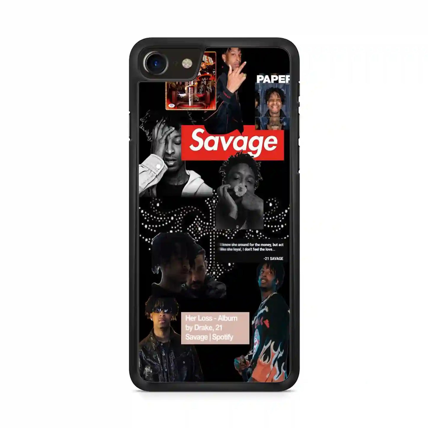 21 Savage Paper iPhone SE 2020 Case