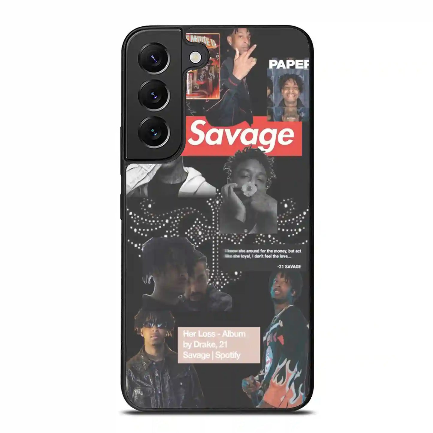 21 Savage Paper Samsung Galaxy S22 Plus Case