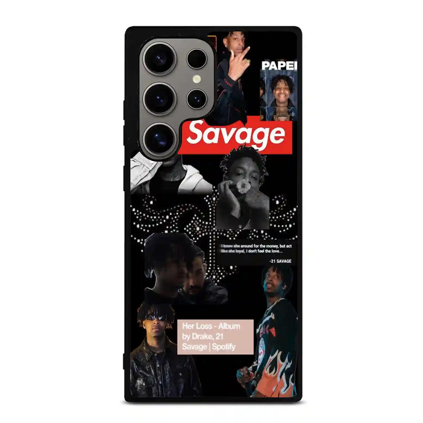 21 Savage Paper Samsung Galaxy S24 Ultra Case