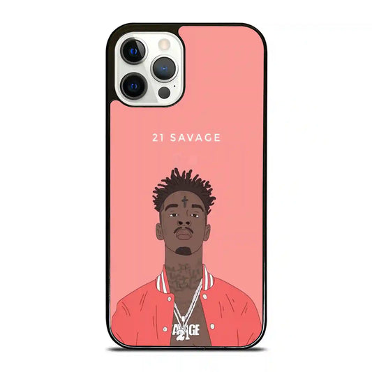 21 Savage Pink iPhone 12 Pro Case