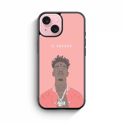 21 Savage Pink iPhone 15 Case