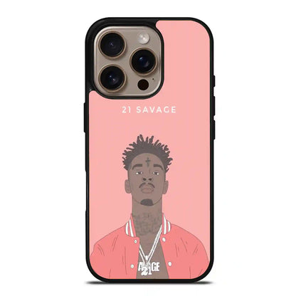 21 Savage Pink iPhone 16 Pro Max Case