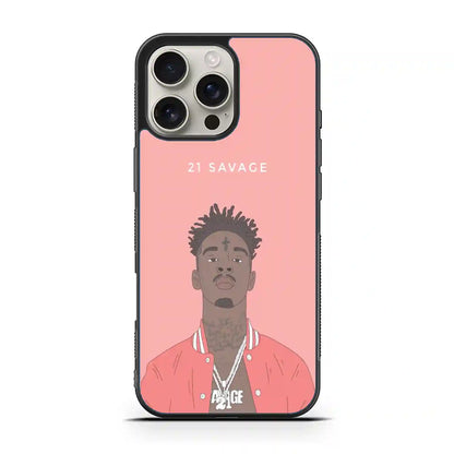 21 Savage Pink iPhone 16 Pro Case