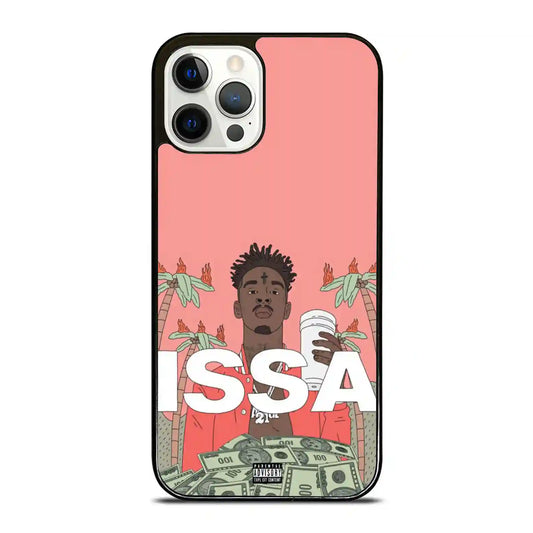 21 Savage Pink Issa iPhone 12 Pro Case