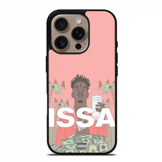 21 Savage Pink Issa iPhone 16 Pro Max Case