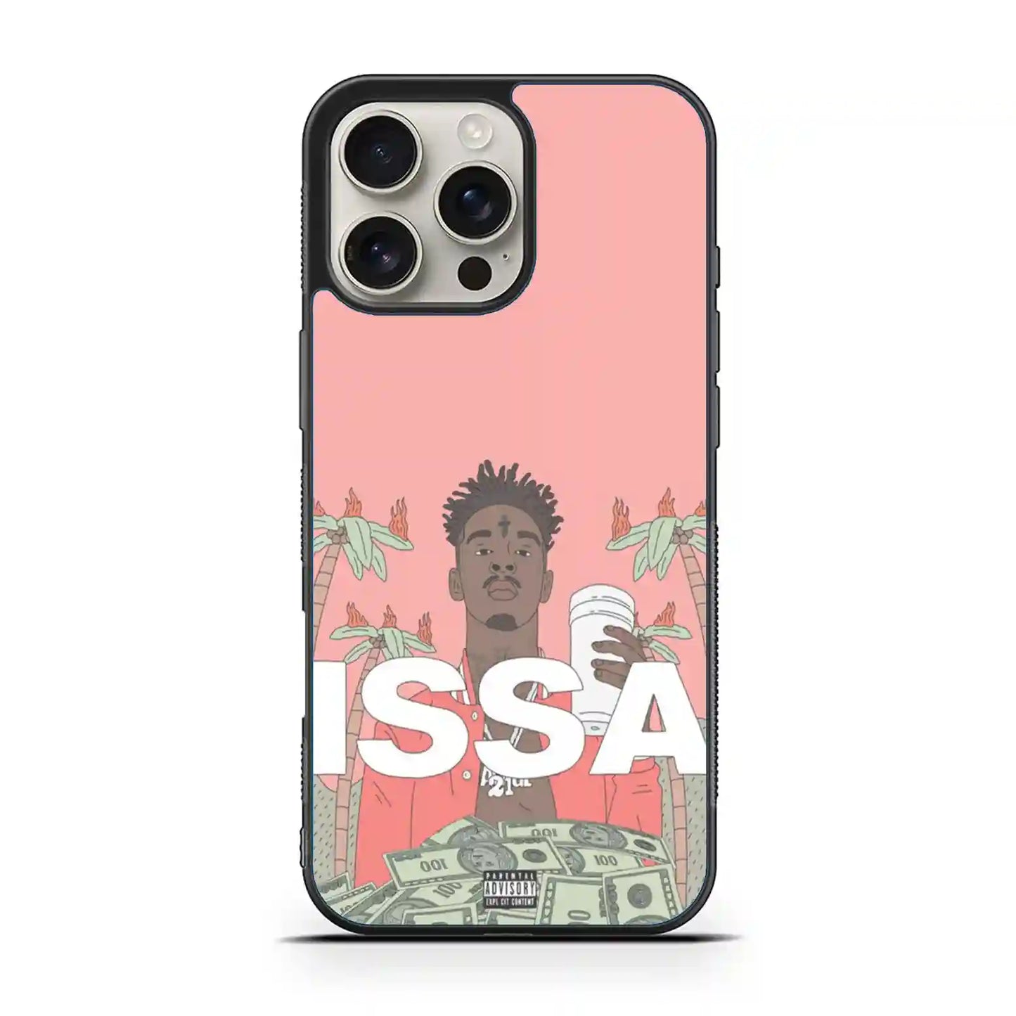 21 Savage Pink Issa iPhone 16 Pro Case