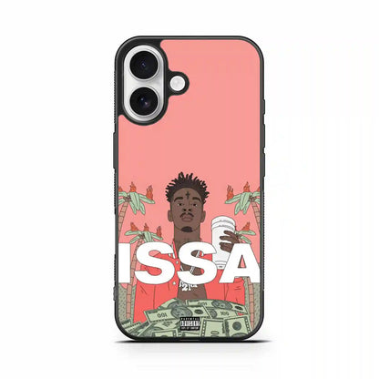 21 Savage Pink Issa iPhone 16 Case