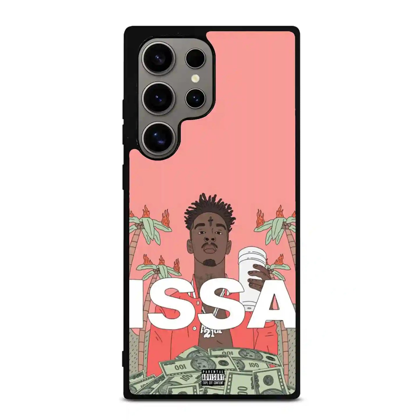 21 Savage Pink Issa Samsung Galaxy S24 Ultra Case