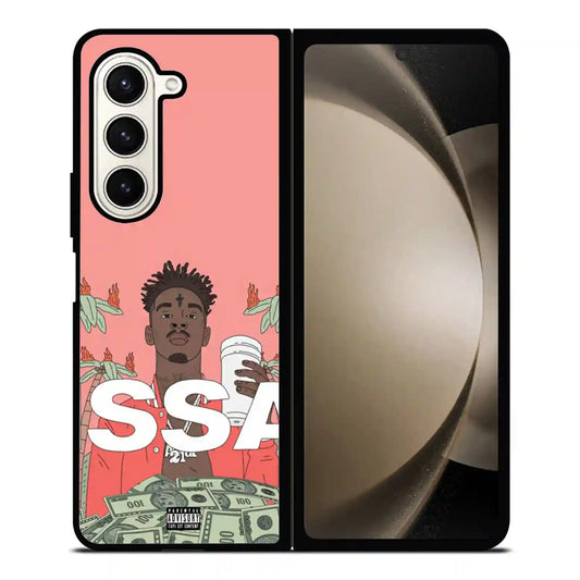 21 Savage Pink Issa Samsung Z5 Fold Case