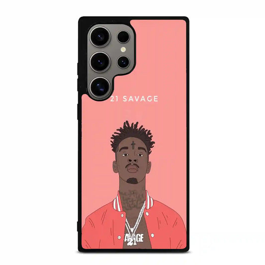 21 Savage Pink Samsung Galaxy S24 Ultra Case