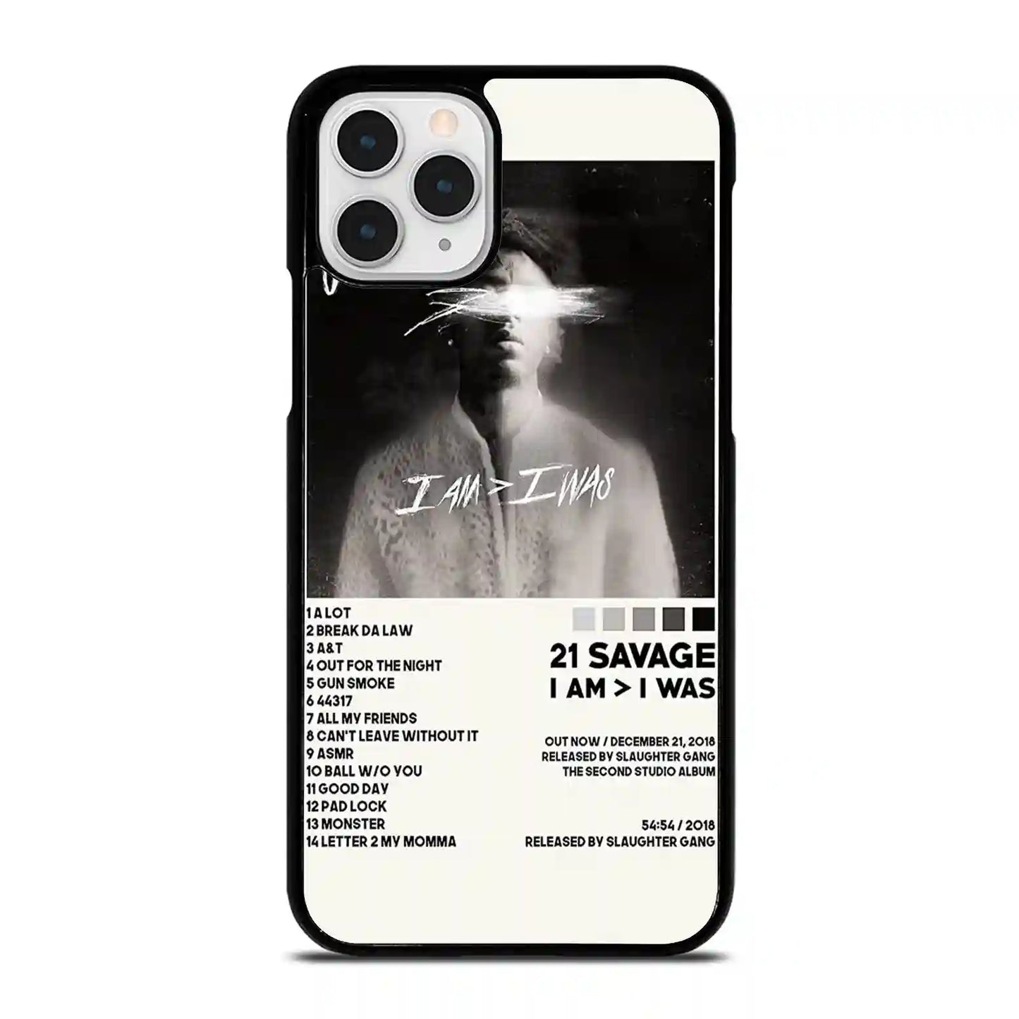 21 Savage Rapper Album iPhone 12 Pro Max Case