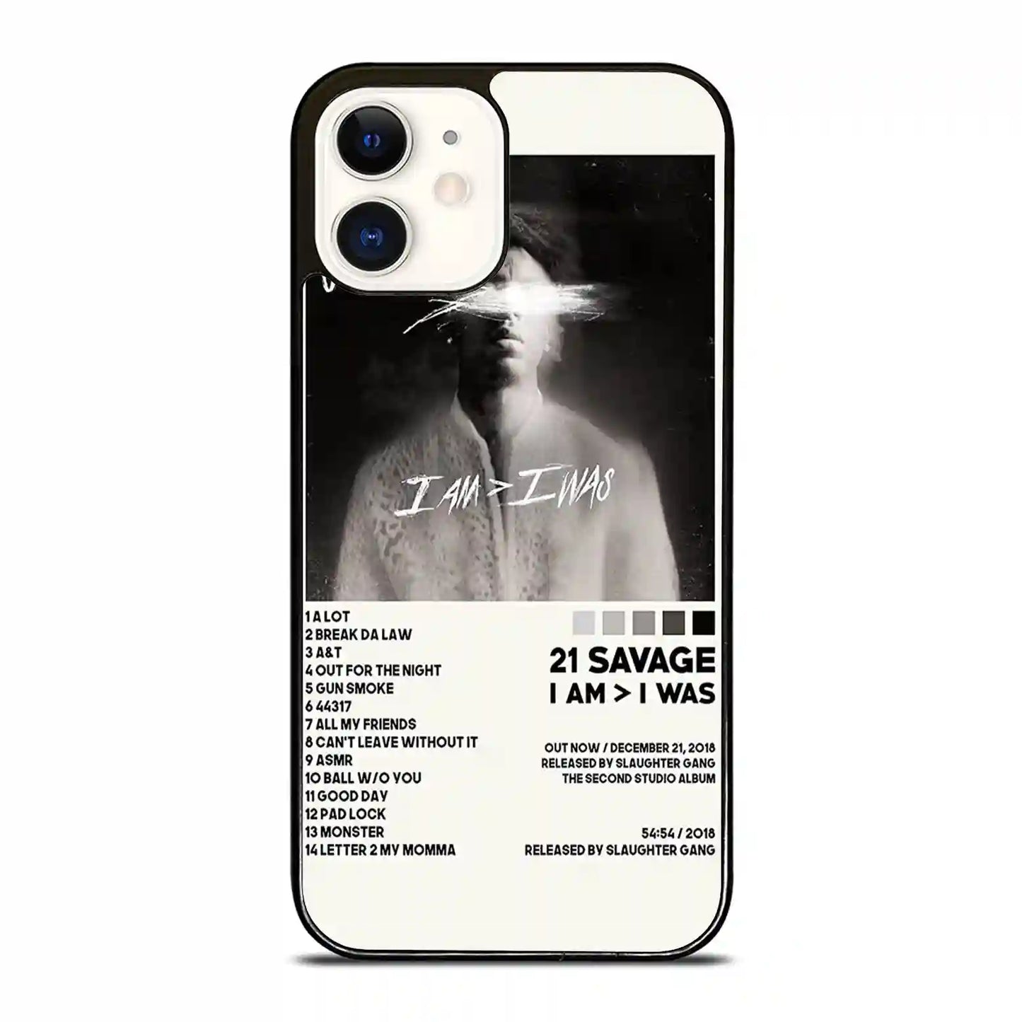 21 Savage Rapper Album iPhone 12 Case