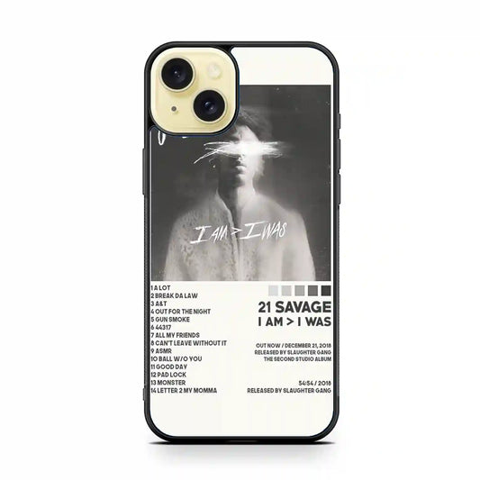 21 Savage Rapper Album iPhone 15 Plus Case