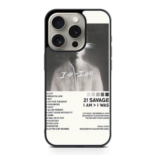 21 Savage Rapper Album iPhone 15 Pro Max Case