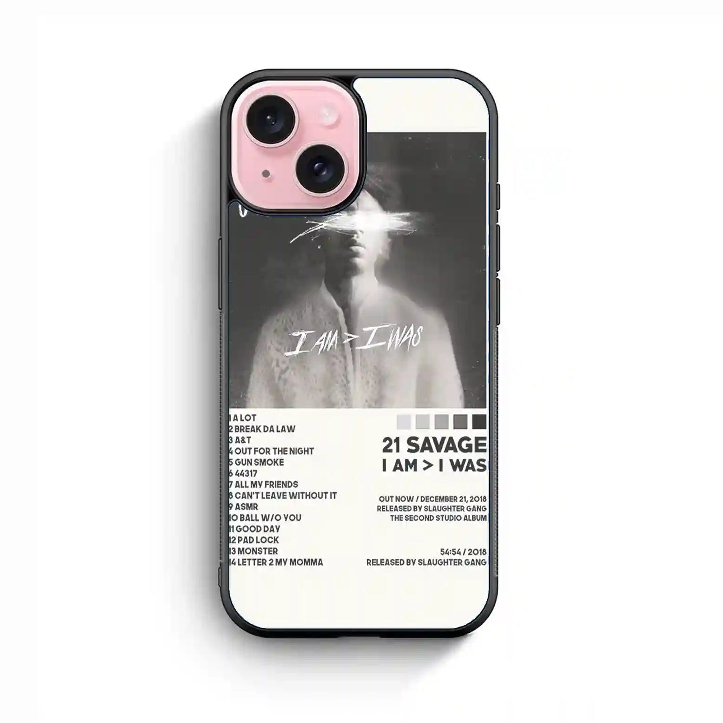 21 Savage Rapper Album iPhone 15 Case