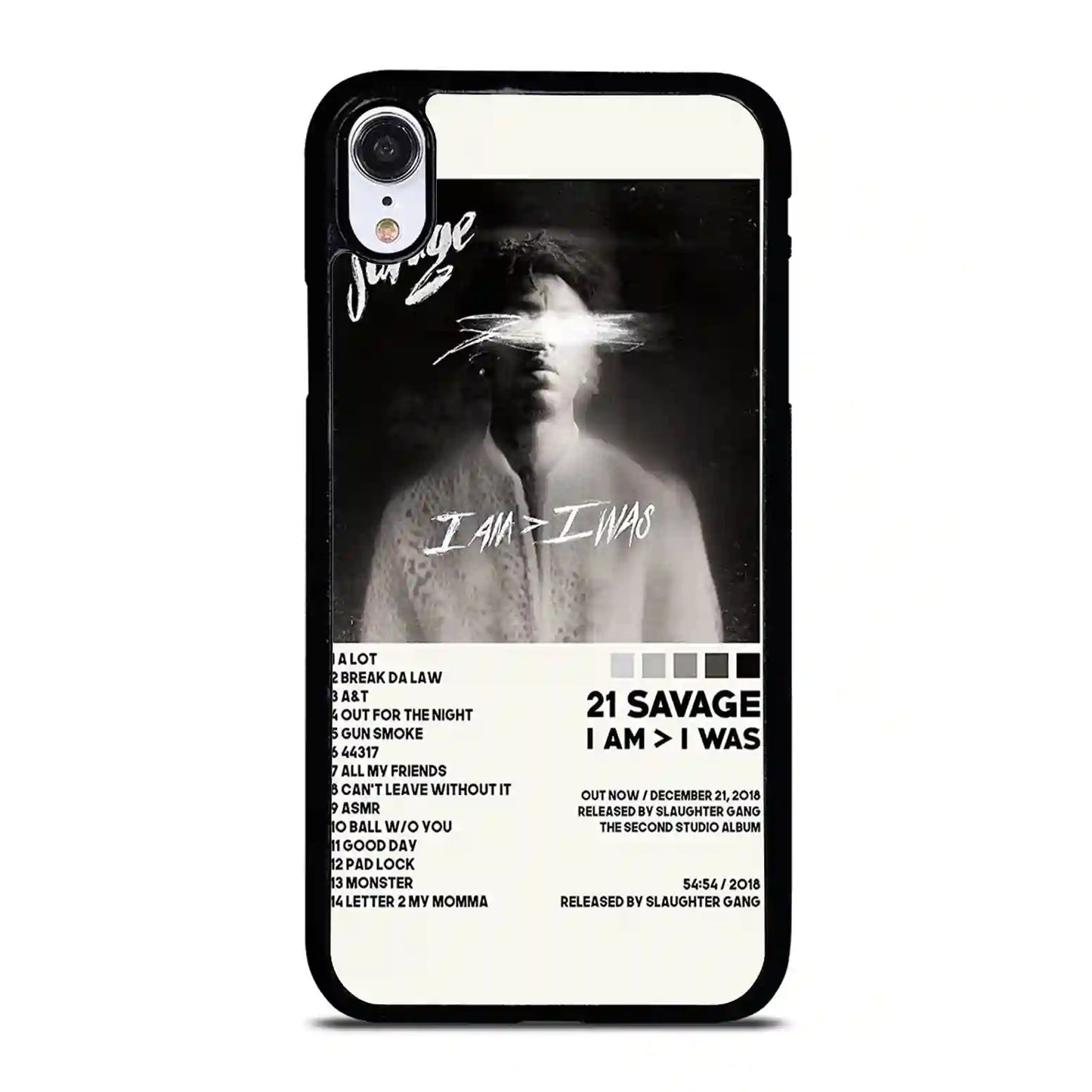 21 Savage Rapper Album iPhone XR Case