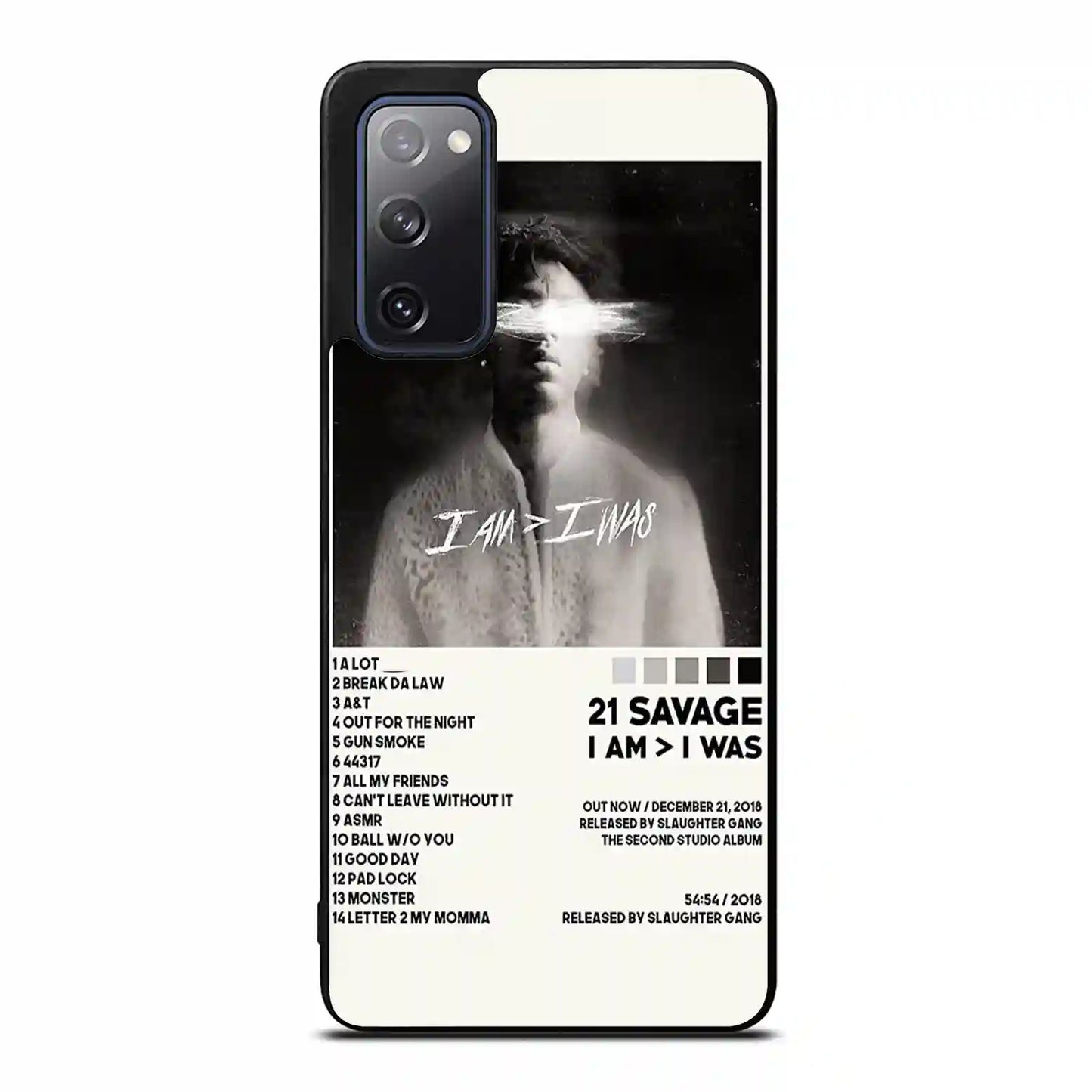 21 Savage Rapper Album Samsung Galaxy S20 Plus Case