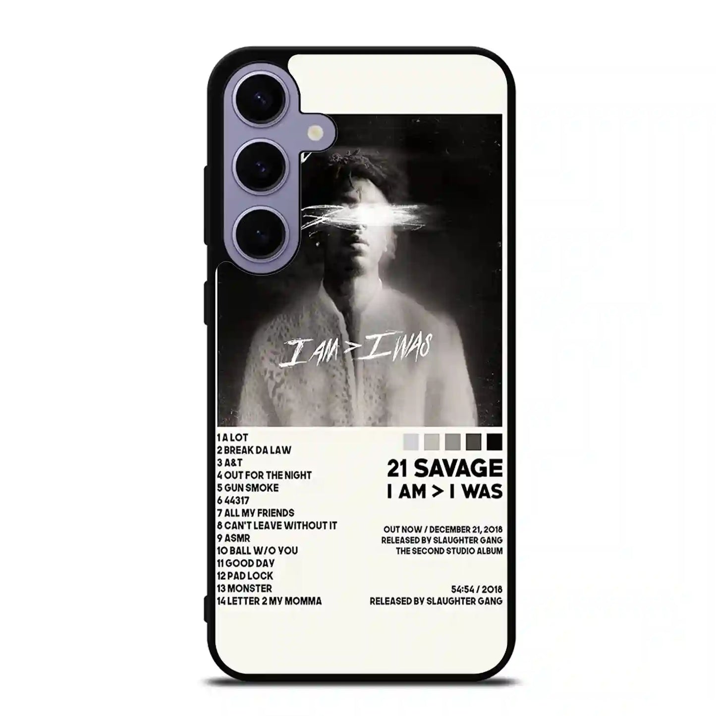 21 Savage Rapper Album Samsung Galaxy S24 Case