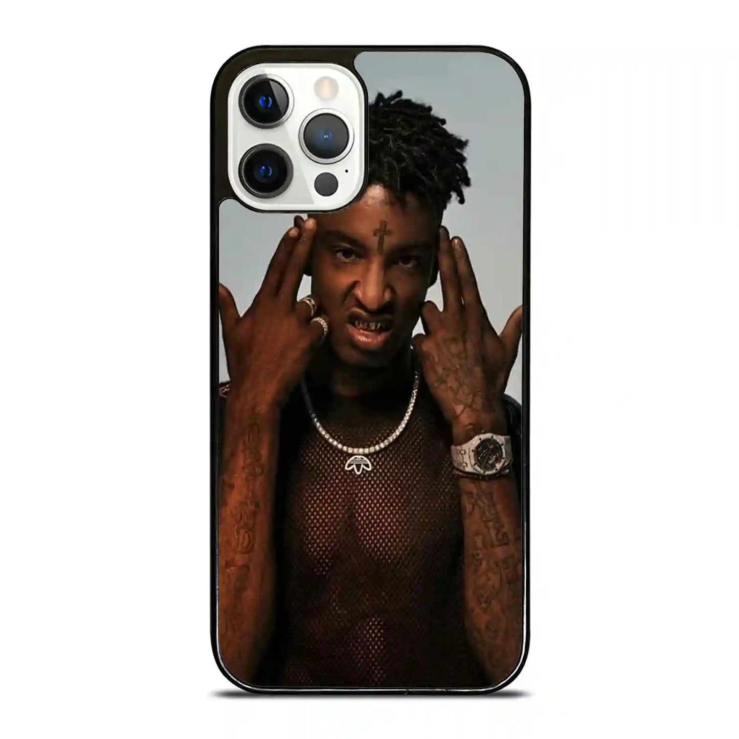 21 Savage Rapper Cool iPhone 12 Pro Case