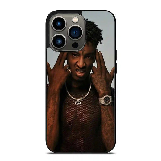 21 Savage Rapper Cool iPhone 13 Pro Case