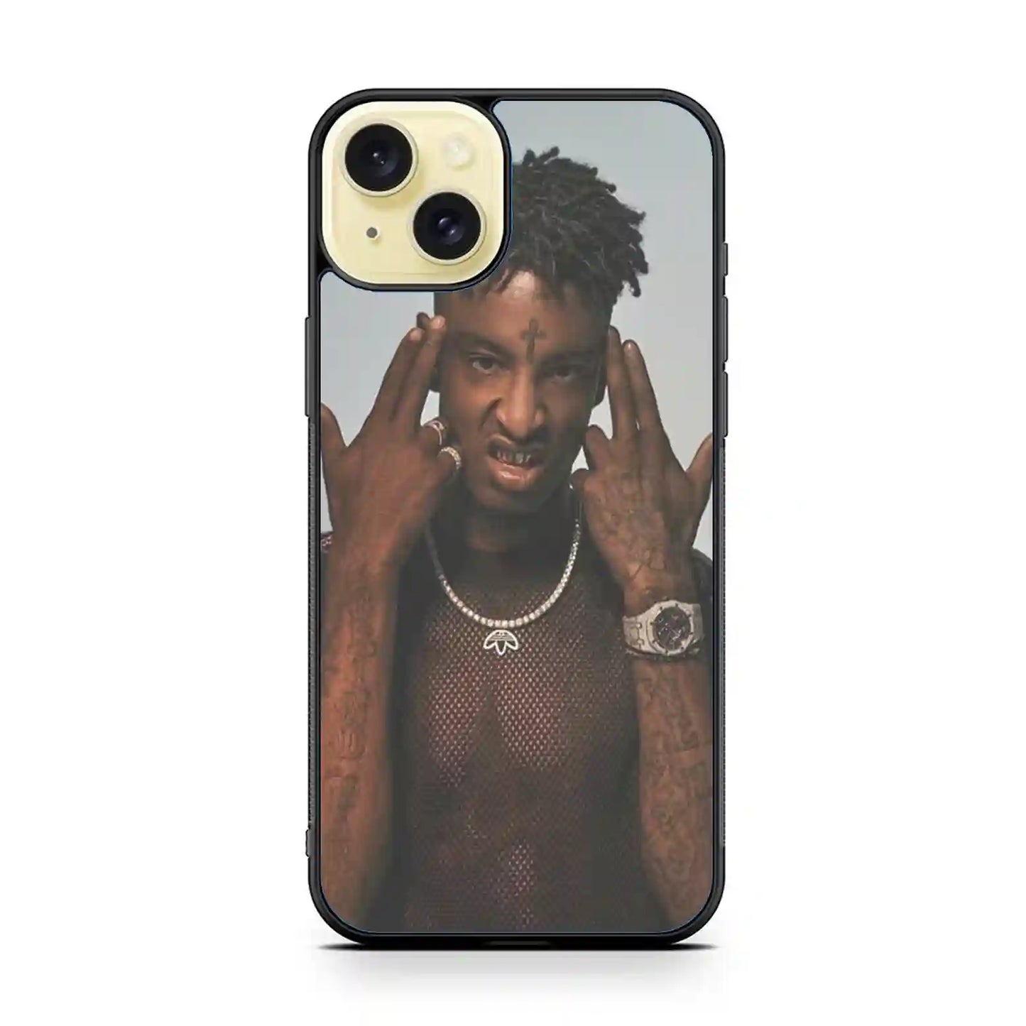 21 Savage Rapper Cool iPhone 15 Plus Case