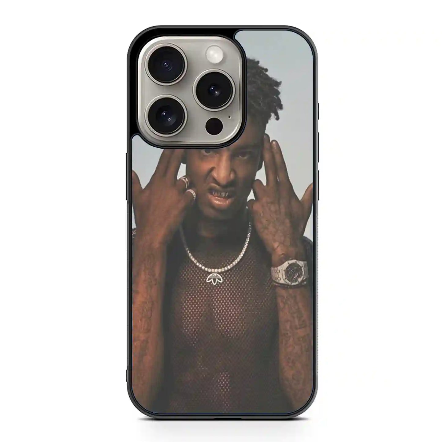 21 Savage Rapper Cool iPhone 15 Pro Max Case