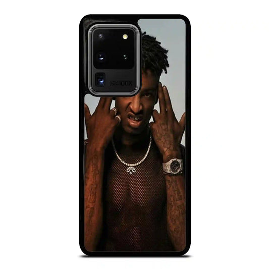 21 Savage Rapper Cool Samsung Galaxy S20 Ultra Case