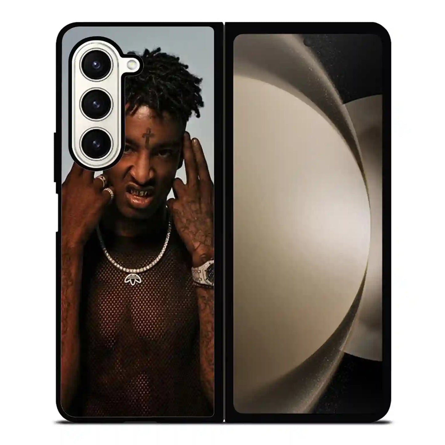 21 Savage Rapper Cool Samsung Z5 Fold Case