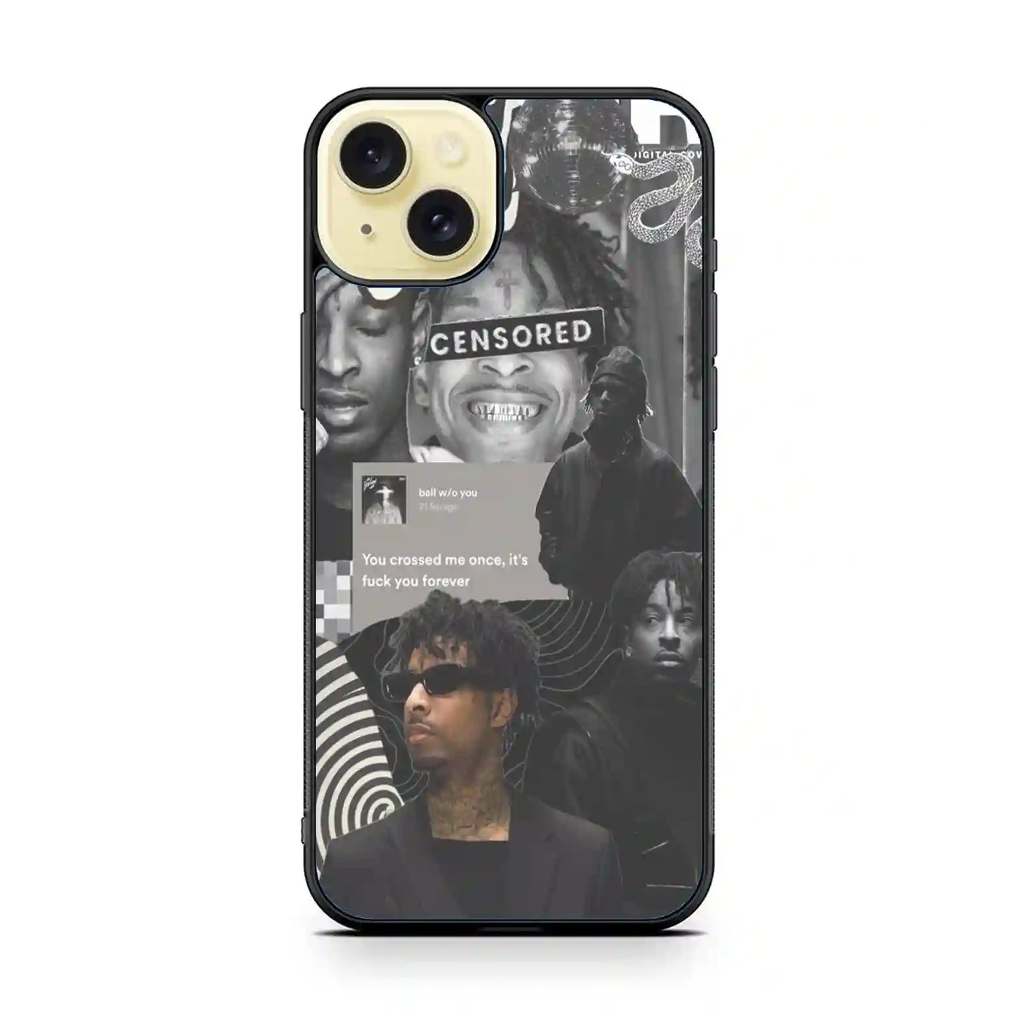 21 Savage Rapper iPhone 15 Plus Case