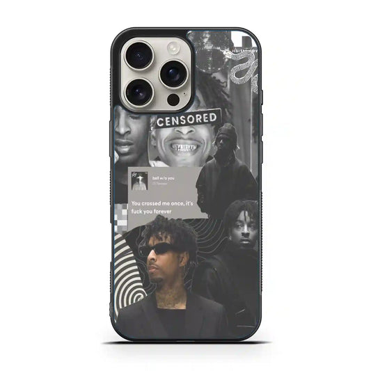 21 Savage Rapper iPhone 16 Pro Case