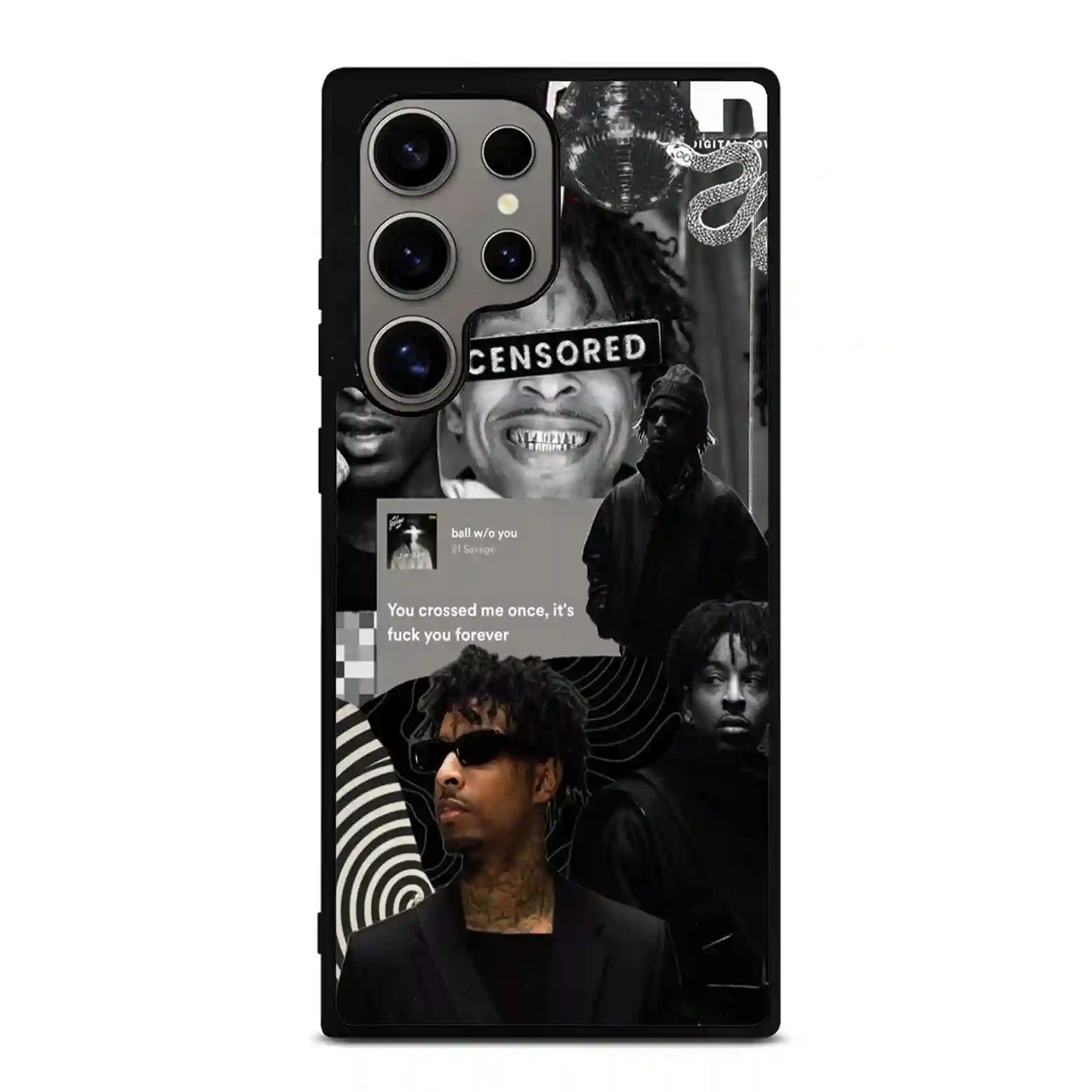 21 Savage Rapper Samsung Galaxy S24 Ultra Case