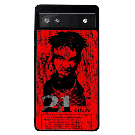 21 Savage Red Google Pixel 6 Pro Case