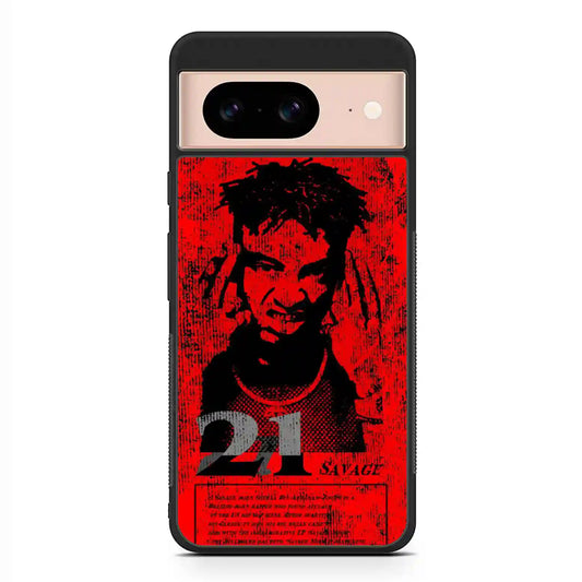 21 Savage Red Google Pixel 8 Case