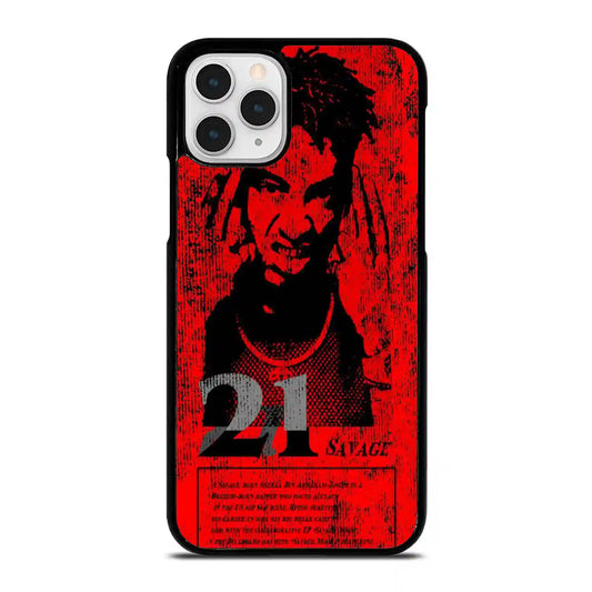 21 Savage Red iPhone 11 Pro Max Case